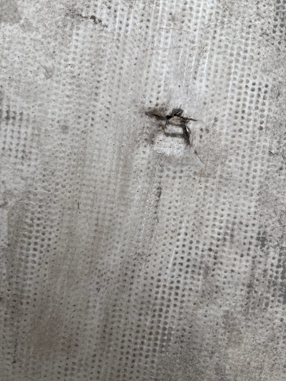 puncture to TPO membrane at hvac unit