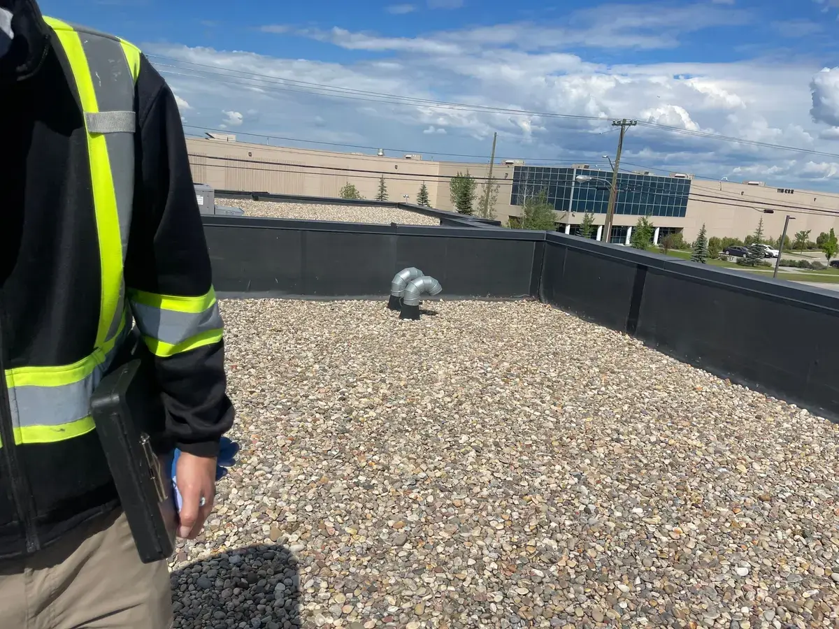 Flat roof inspection in Calgary T2C 0J9 by CPR Group Ltd