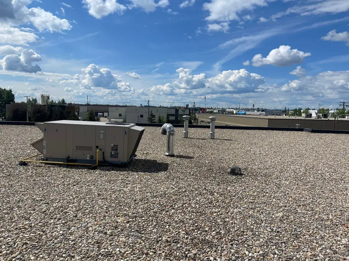 Flat roofing project in Calgary by CPR Group Ltd