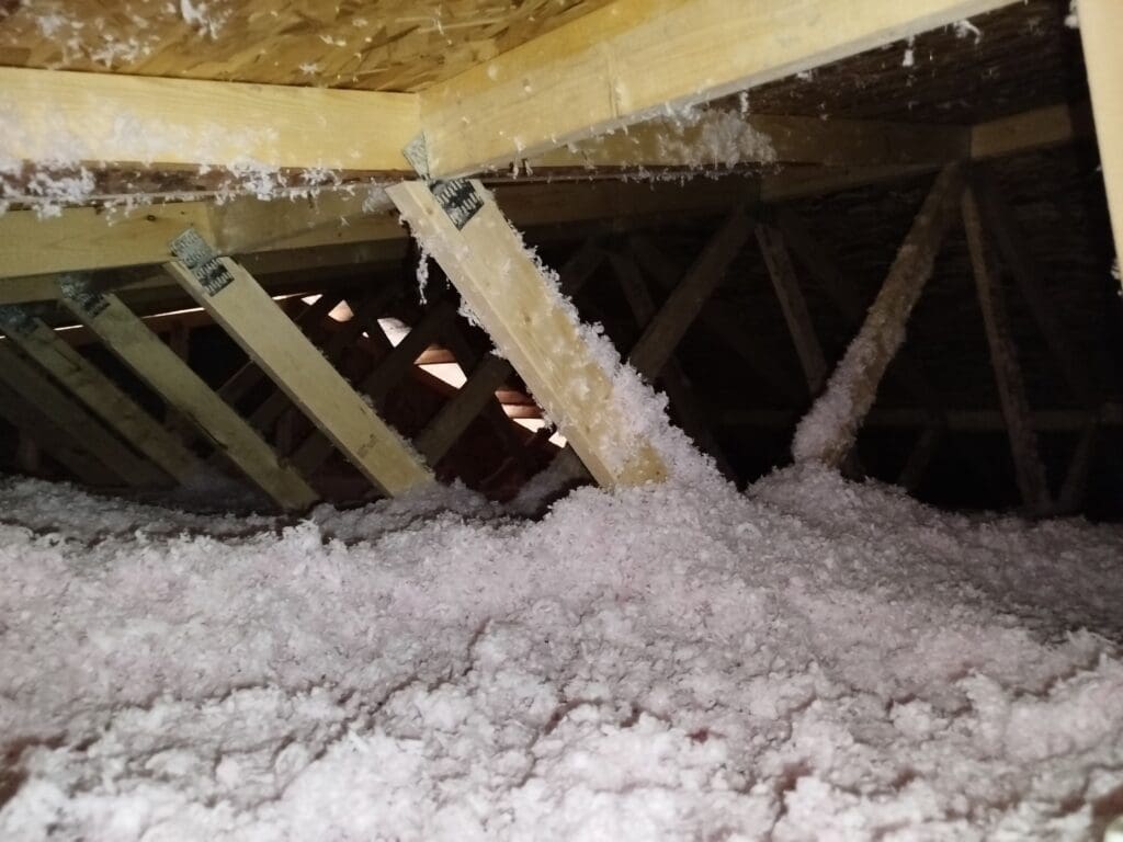 new attic insulation installation in Calgary